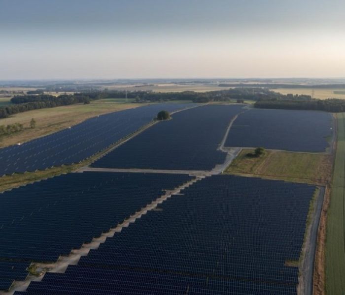 Der Solaraprk Kleinschirma ist bereits das zweite Projekt, das die (Foto: GP JOULE)